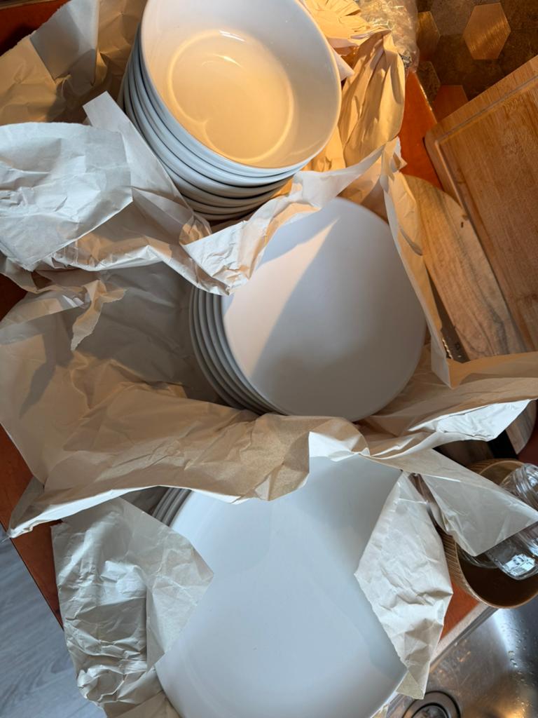 Ikea servies 6 delig, Ophalen, Gebruikt, Overige stijlen, Bord(en)