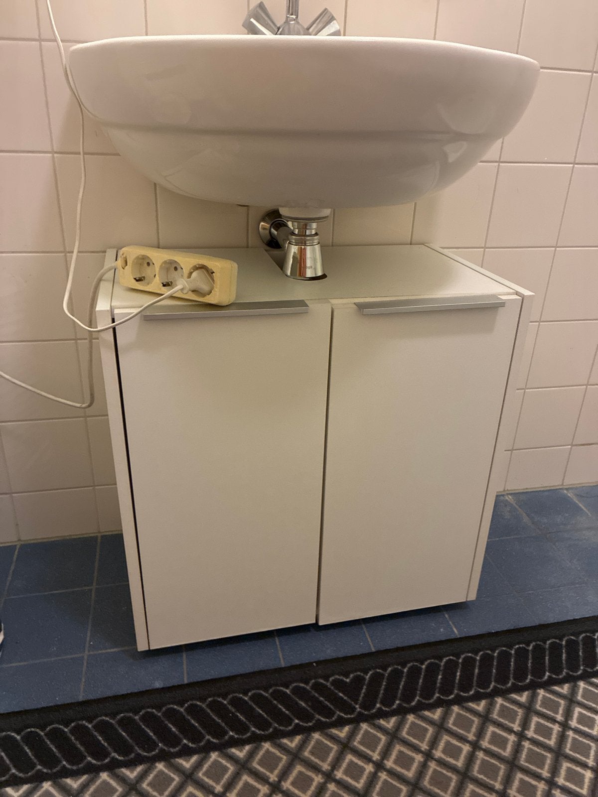 Wastafelkast wit, Ophalen, Minder dan 50 cm, Gebruikt, Minder dan 25 cm