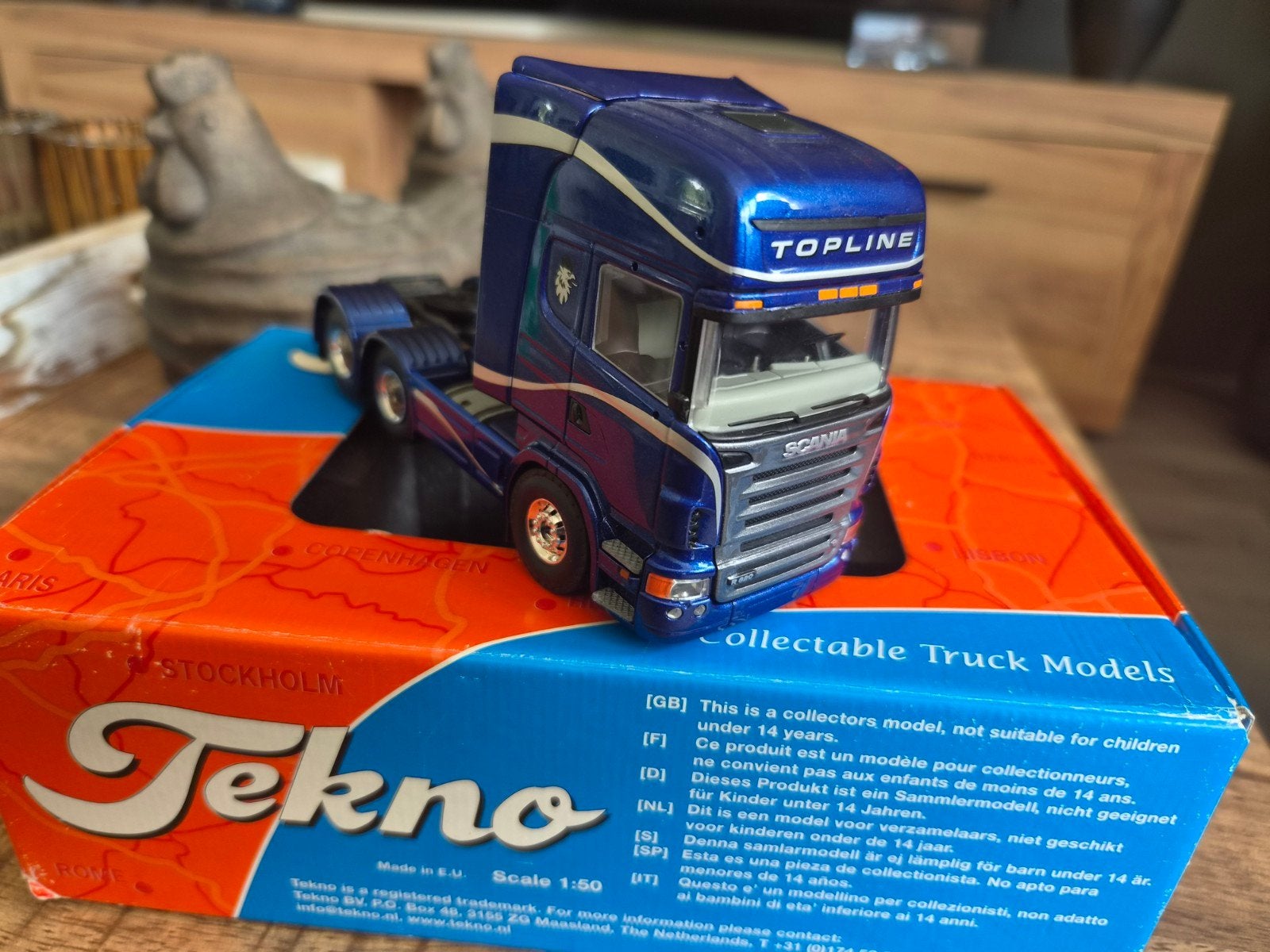 scania ria model blauw, Tekno, T, Nieuw, Tekno