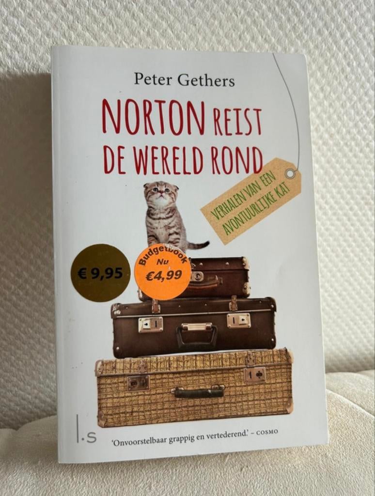 Norton Reist De Wereld Rond - Peter Gethers (Boek), Boeken, Ophalen of Verzenden, Zo goed als nieuw, Nederland
