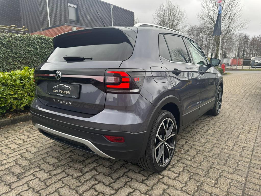 Volkswagen T-Cross 1.0 TSI Style stoelverw, cruise, airco, s, Gebruikt, LED verlichting, Bedrijf, 3 cilinders