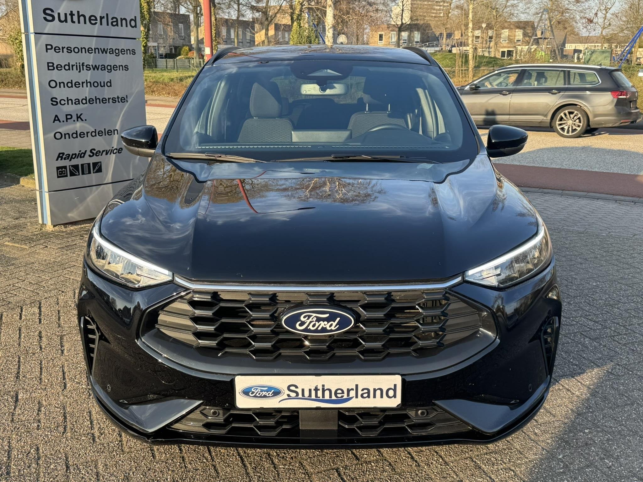 Ford Kuga 2.5 FHEV ST-Line |SCI | 190pk | Winterpack | Achte, Auto's, Stof, Gebruikt, 1589 kg, Zwart