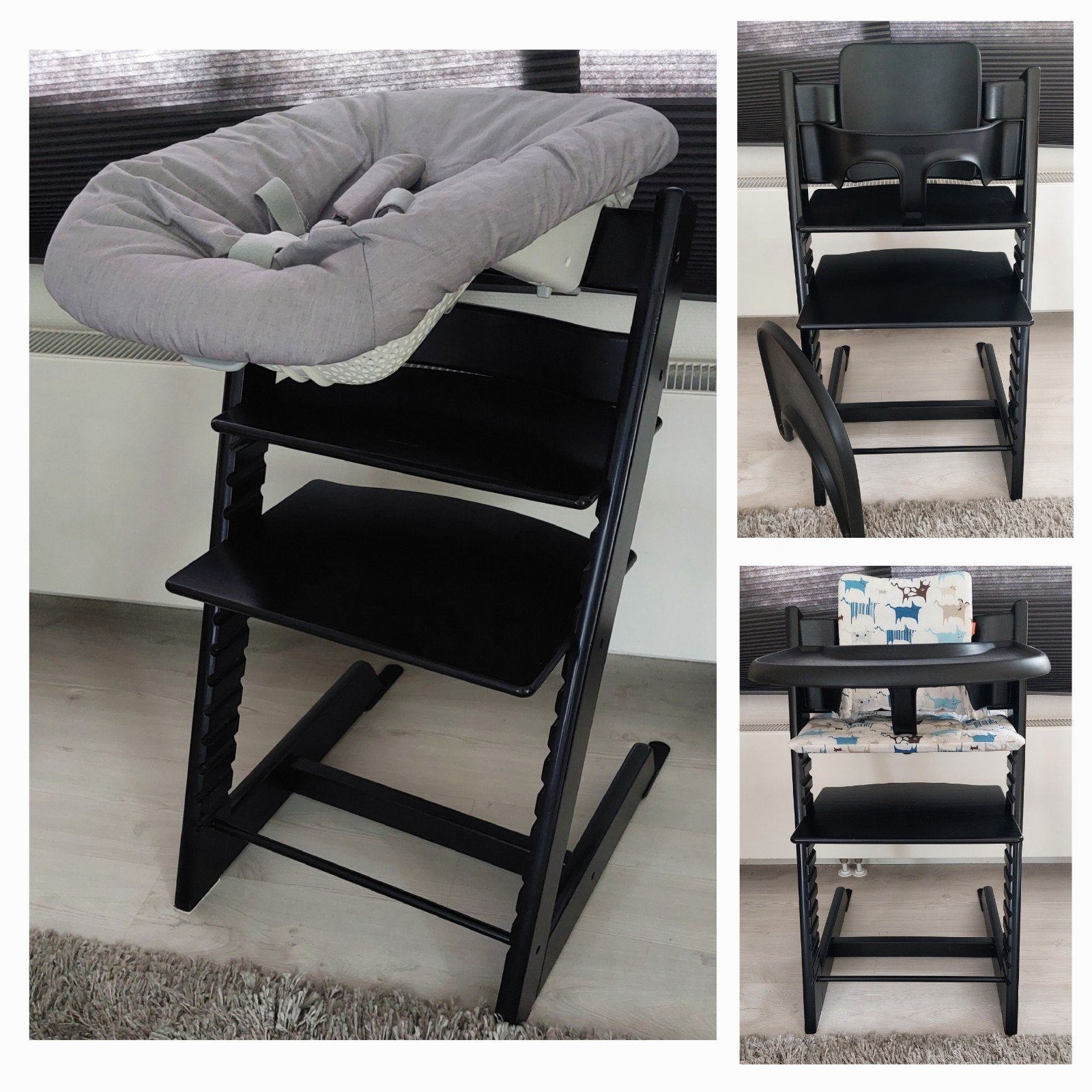 Zeer compleet! Tripp Trapp, newborn, babyset, tray,kussenset, Ophalen, Meegroeistoel
