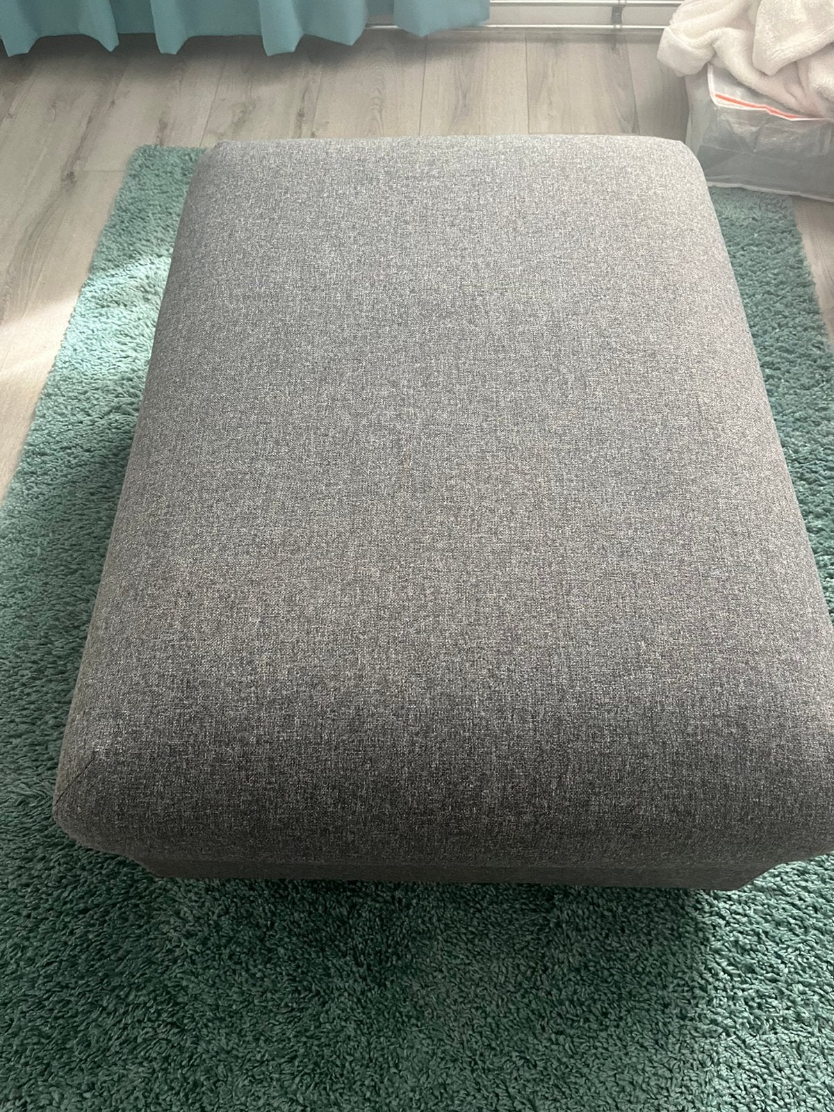 Ikea vimle poef gunnared middengrijs, Ophalen, 50 tot 75 cm, Zo goed als nieuw, 75 tot 100 cm