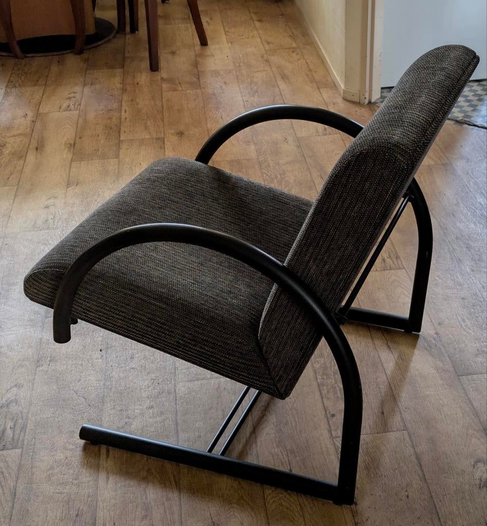 Design Metaform "Cirkel" fauteuil Mazairac&Boonzaaijer 80s, Huis en Inrichting, Ophalen, 75 tot 100 cm, Zo goed als nieuw, Stof