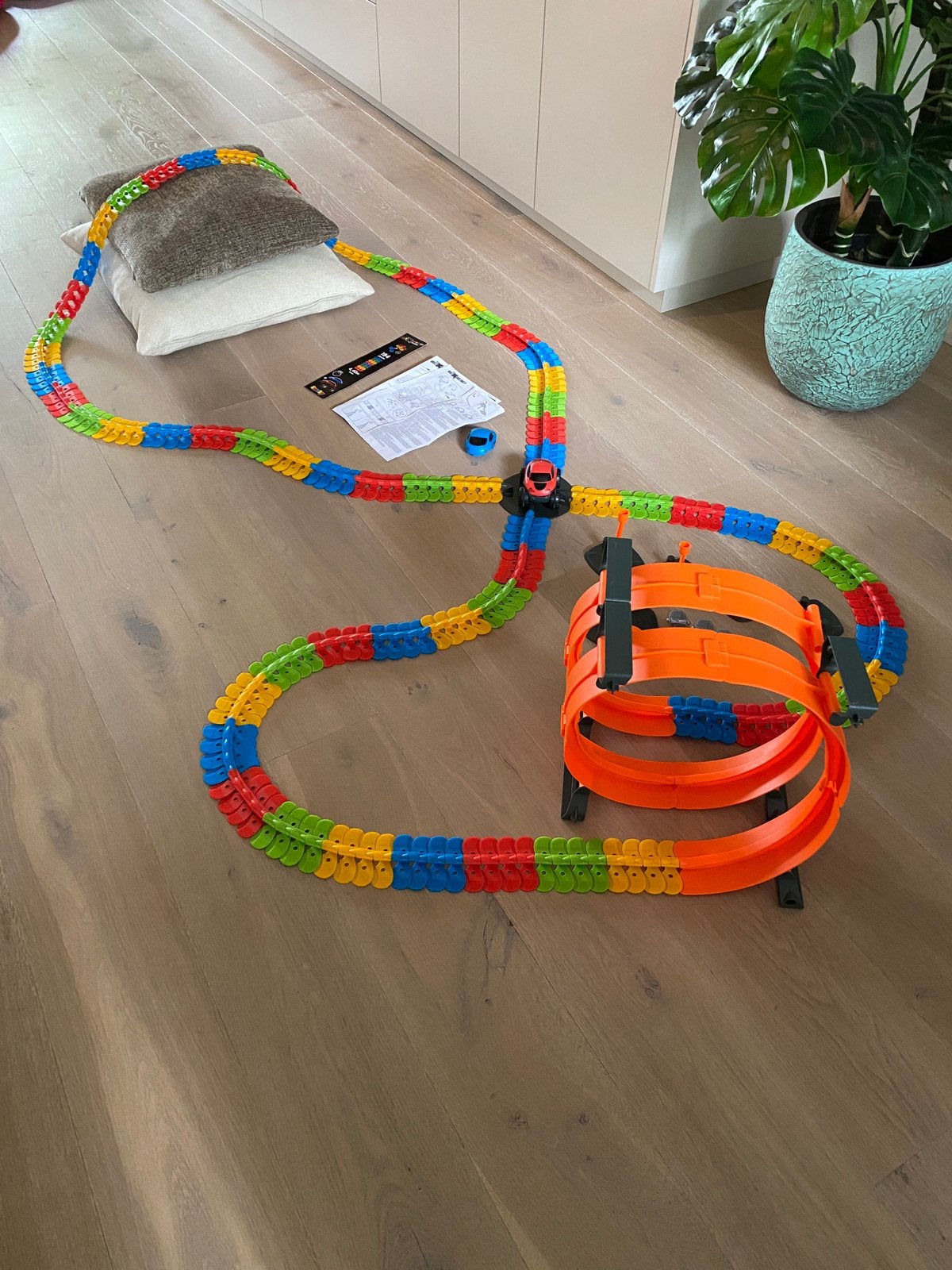 Smoby Flextreme Racebaan Compleet - Zo goed als nieuw, Kinderen en Baby's, Speelgoed | Racebanen, Overige merken, Racebaan, Ophalen of Verzenden