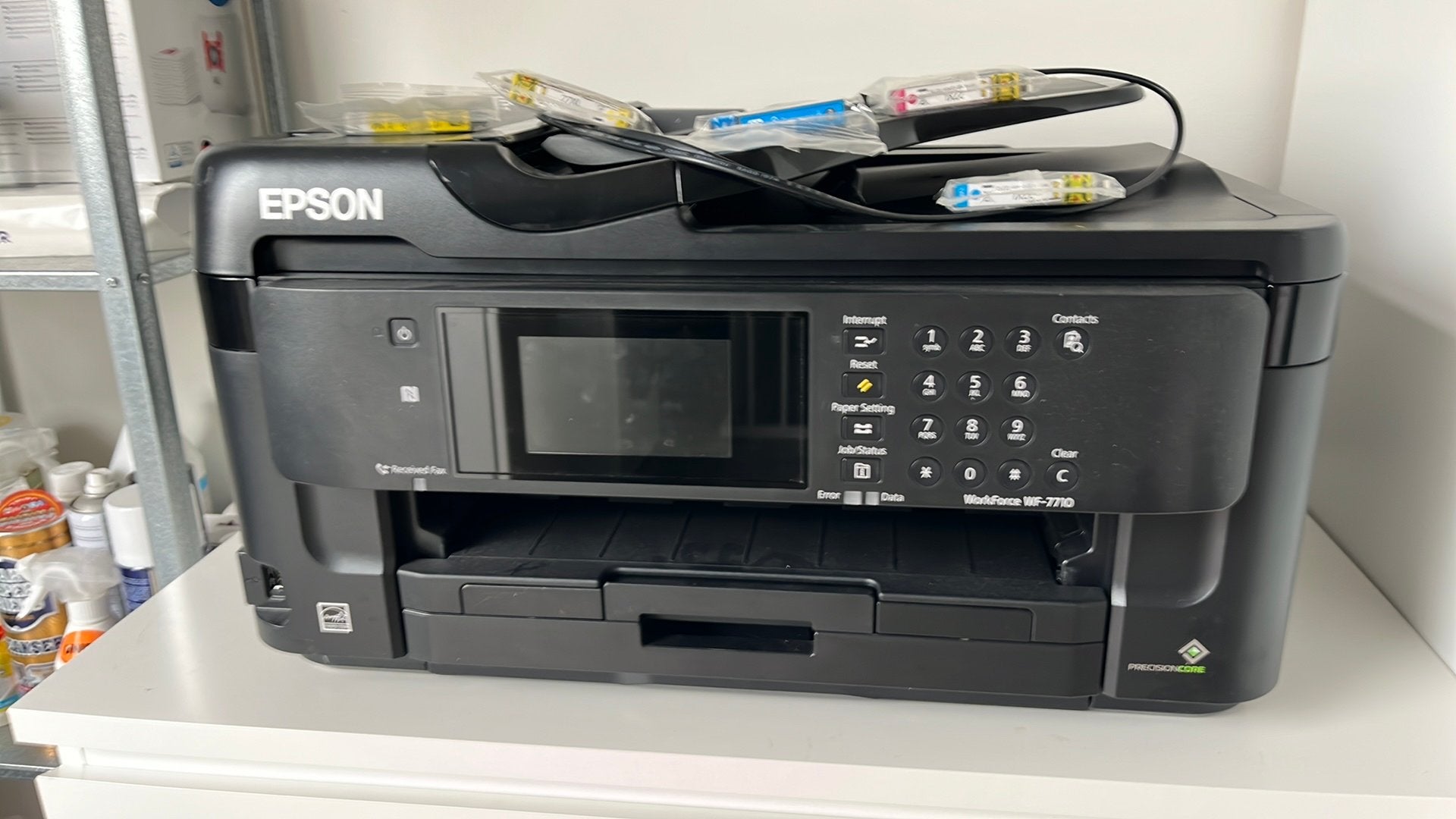 EPSON WorkForce WF-7710, Computers en Software, Printers, Inkjetprinter, All-in-one, Ophalen of Verzenden, Niet werkend