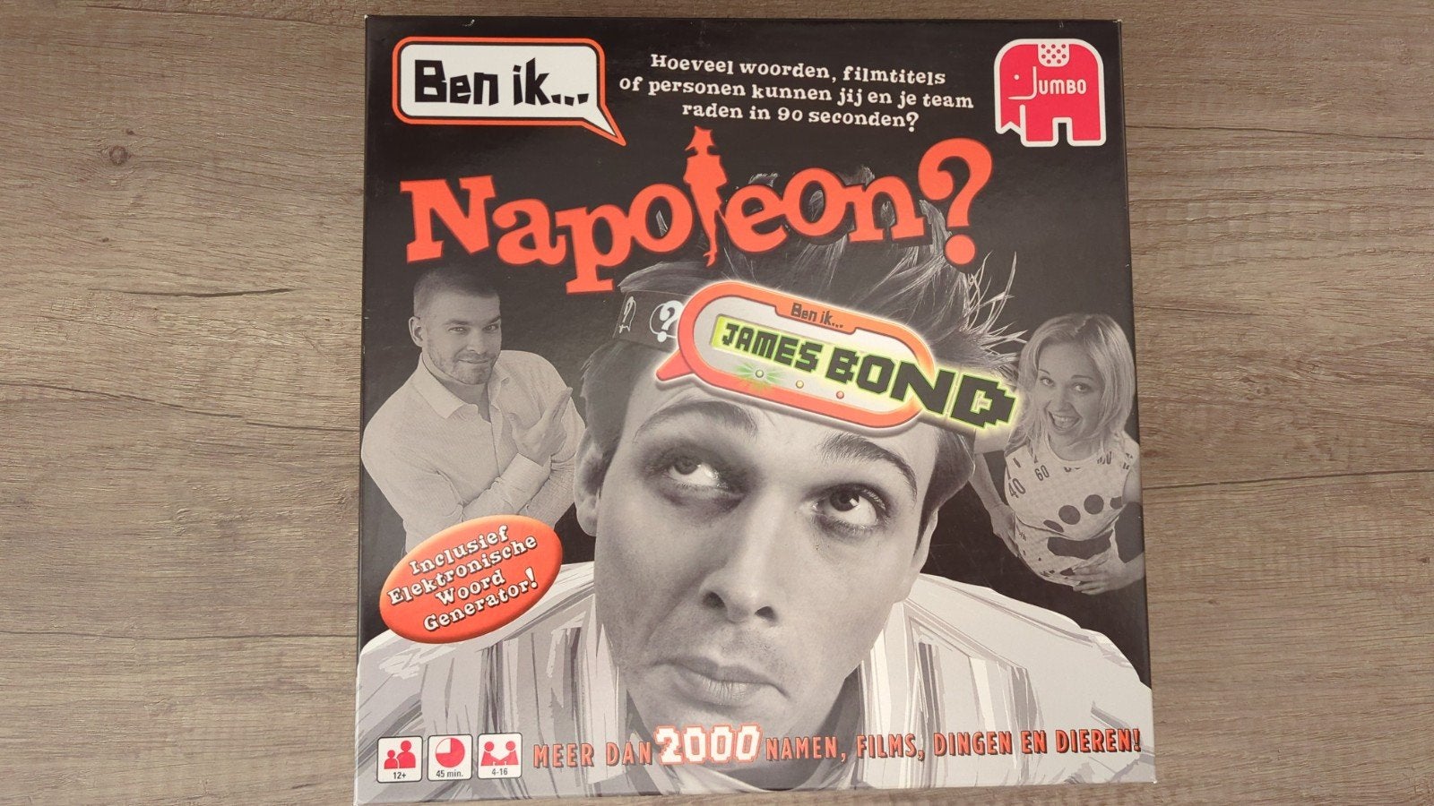Ben ik... Napoleon? Jumbo Raadspel met Woord Generator, Vijf spelers of meer, Ophalen of Verzenden, Gebruikt, Jumbo