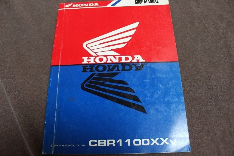 Honda CBR1100 XX 1996 / 97motorcycle shop manual CBR 1100xx, Ophalen of Verzenden, Honda