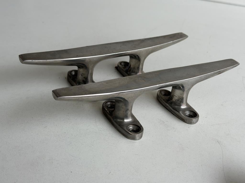 2 x RVS kikker 20 cm, Watersport en Boten, Ophalen of Verzenden, Gebruikt, Overige typen