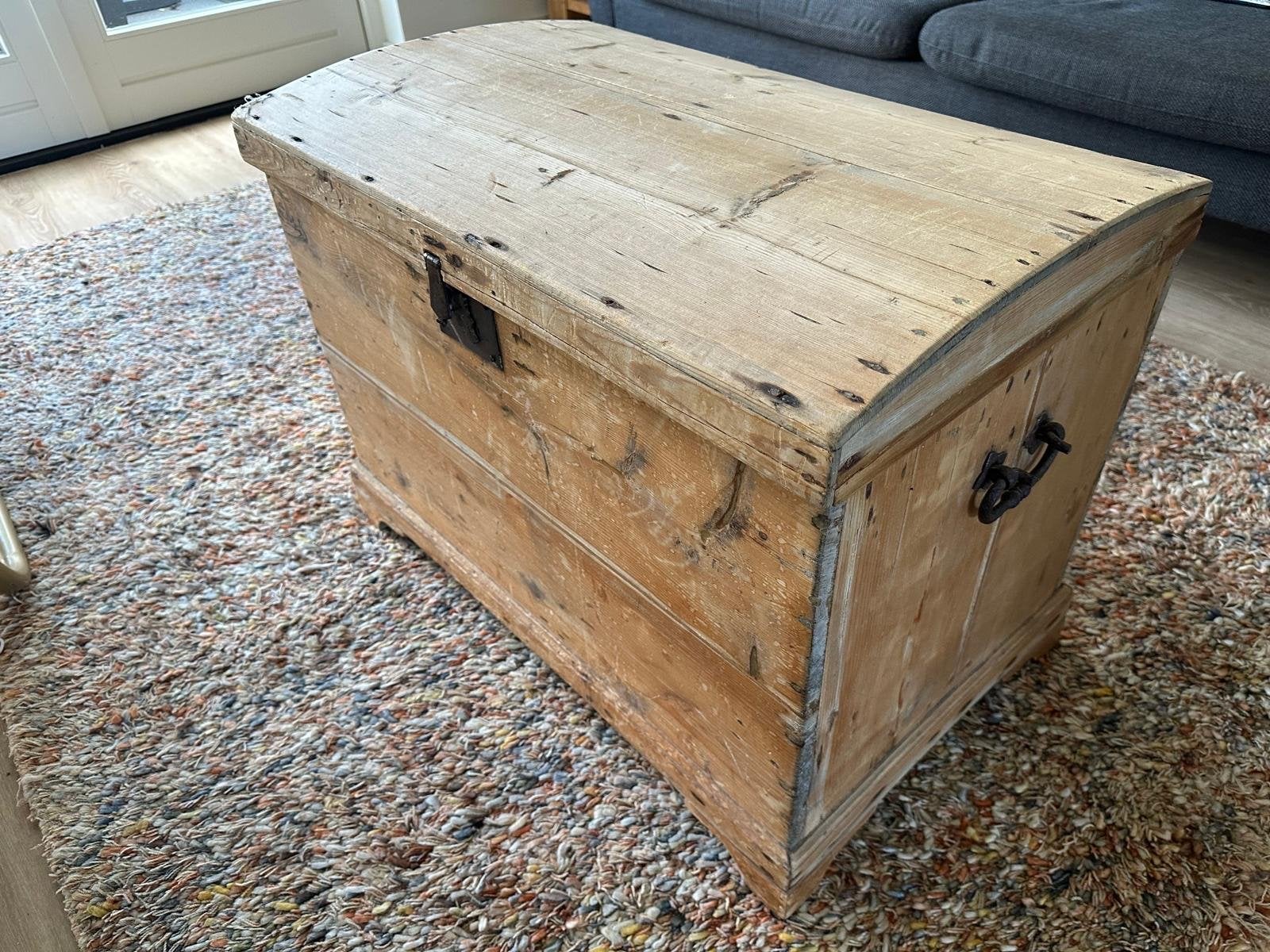 Houten kist 75x45x55 cm, Huis en Inrichting, Ophalen, 50 – 75, Minder dan 50 cm, Gebruikt