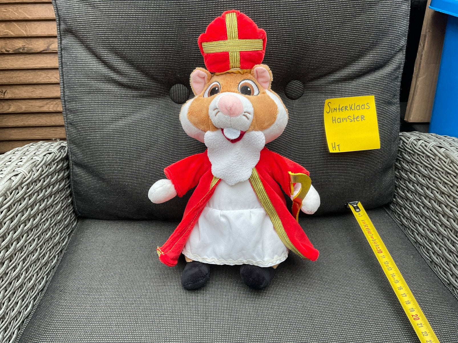 Zgan gebruikte, niet kapot, verkleurde Sinterklaas hamster, Verzamelen, Supermarktacties, Albert Heijn, Ophalen