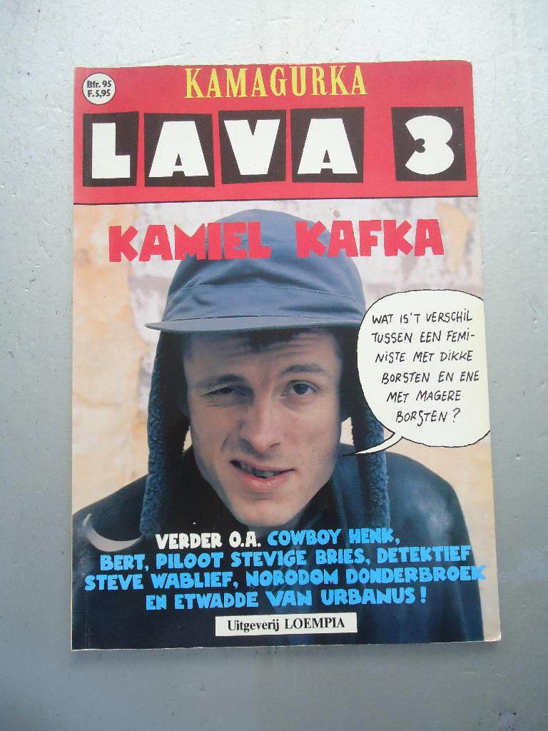 Lava 3 - Kamiel Kafka kamagurka, Eén stripboek, Ophalen of Verzenden, Zo goed als nieuw, Kamagurka