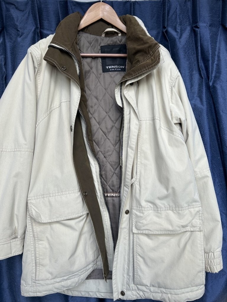 Herenjas van Tenson, Kleding | Heren, Maat 52/54 (L), Bruin, Ophalen of Verzenden, Tenson