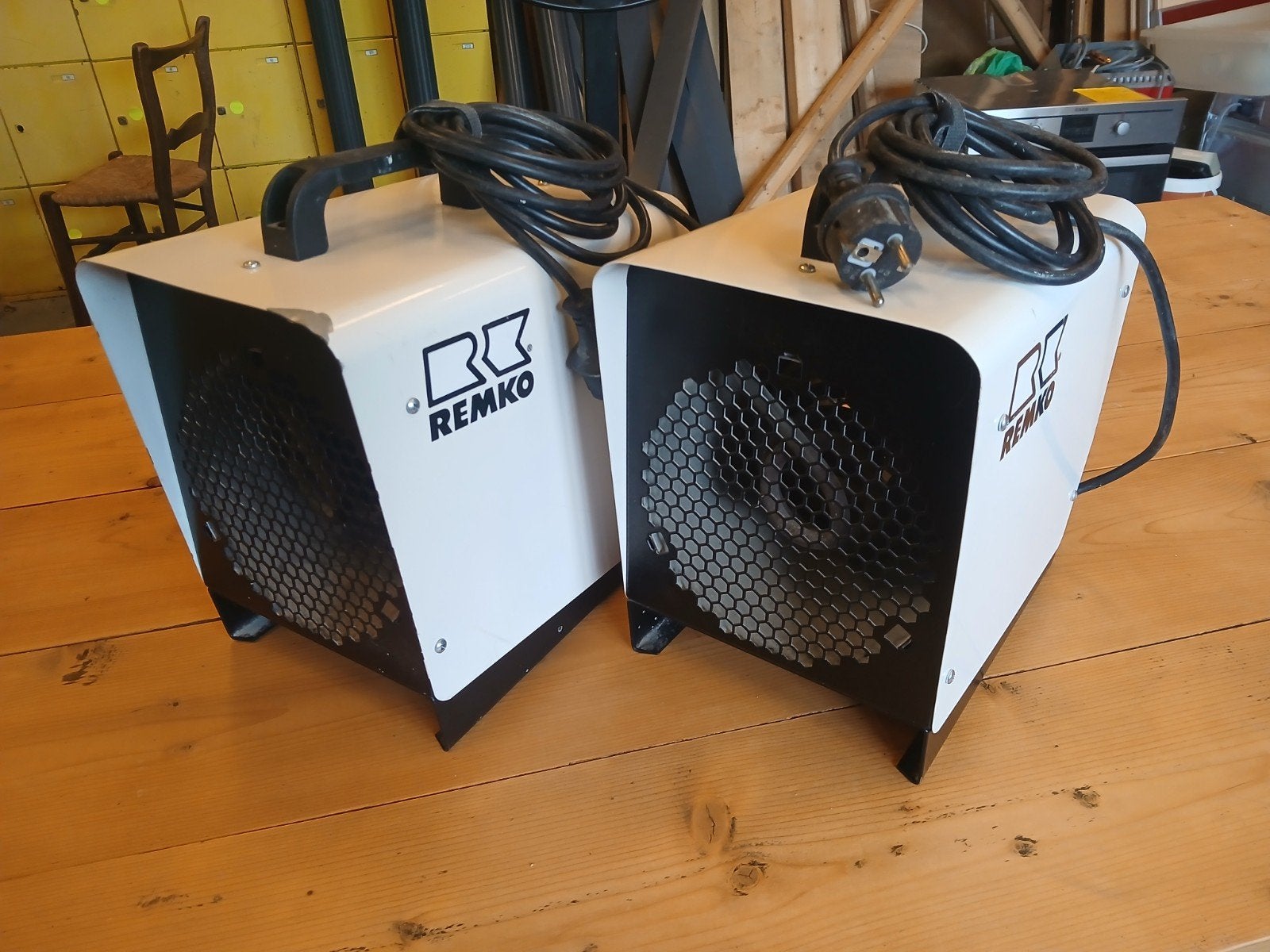 2 Remco TX 2500 Elektrische Bouwkachels 2.2KW, Ophalen of Verzenden