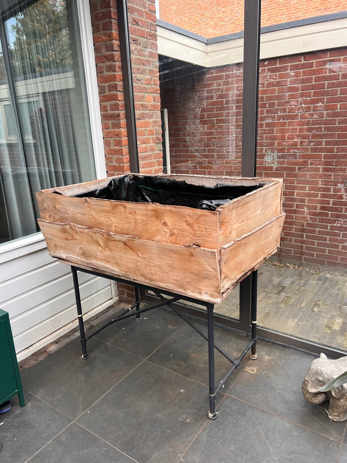 Moestuinbak voor biologische groenten en kruiden, Ophalen, Gebruikt, 100 cm of meer, 60 cm of meer