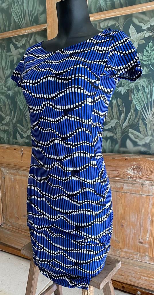 Juffrouw Jansen jurk maat M, Kleding | Dames, Maat 38/40 (M), Blauw, Ophalen of Verzenden, Zo goed als nieuw