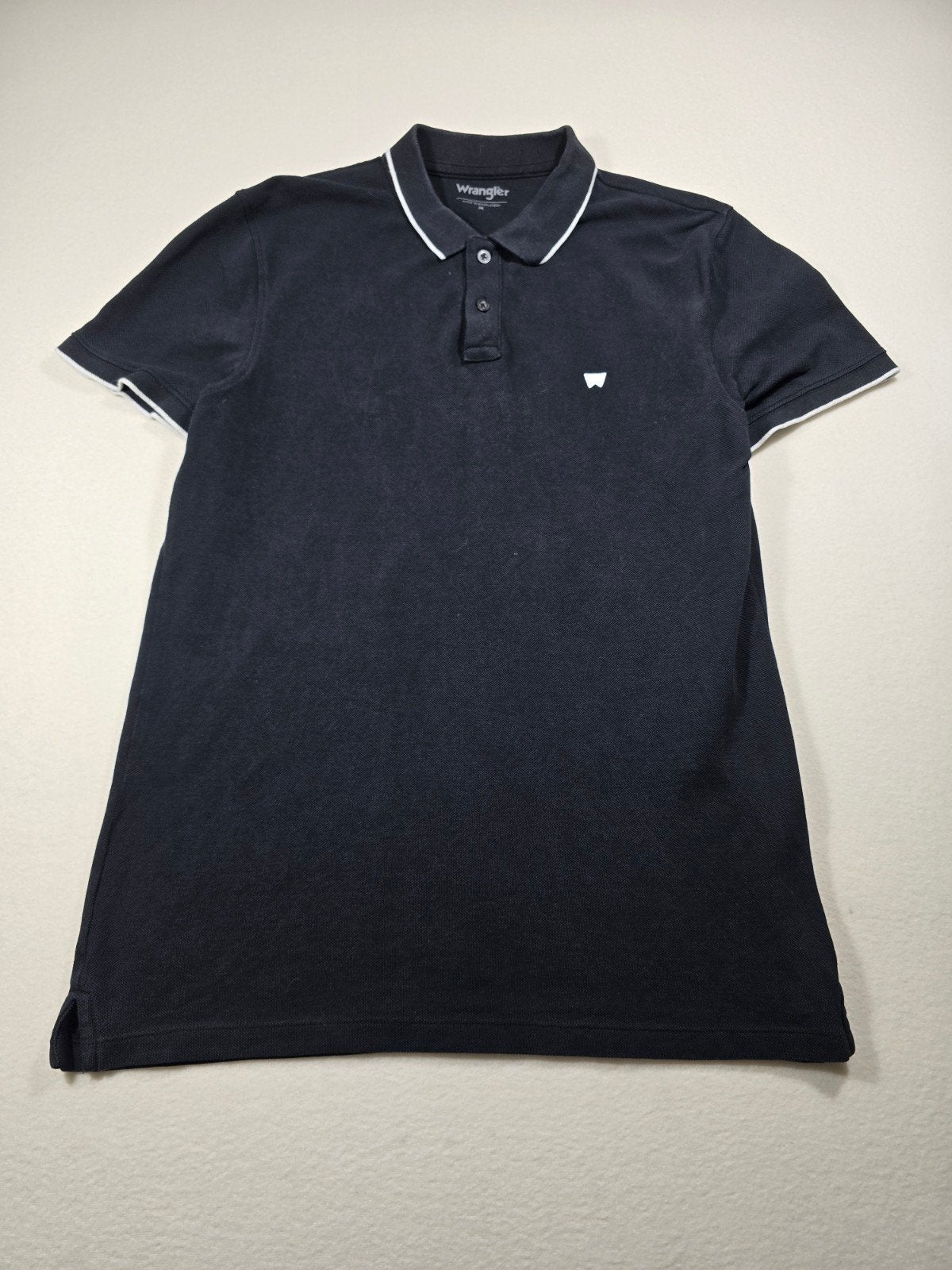 Wrangler overhemd heren M zwart western shirt, Zwart, Wrangler, Zo goed als nieuw, Verzenden