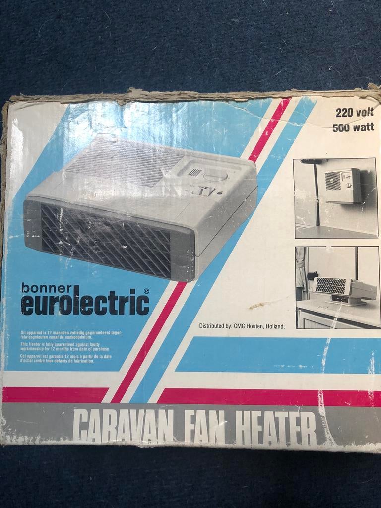 Camping kacheltje 500w met thermostaat, Ophalen, Gebruikt