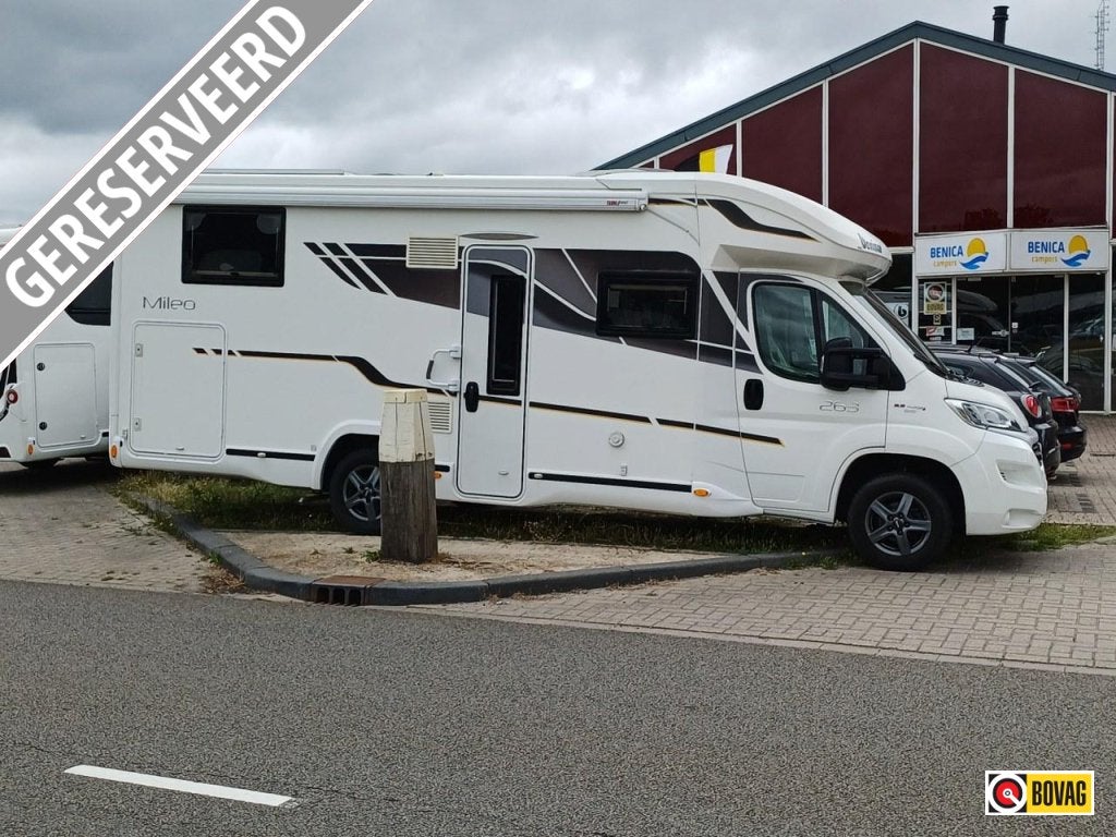 Benimar Mileo 263, Standaard zit, Achteruitrijcamera, Ringverwarming, Fiat