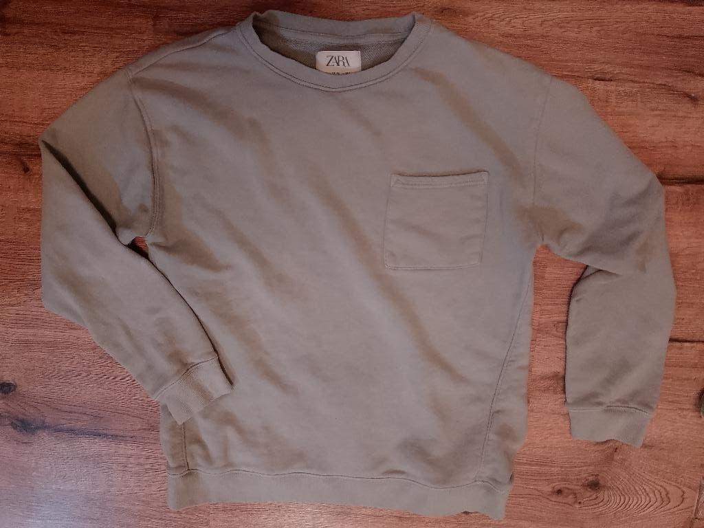 Zara Jongens trui / sweatshirt grijs met zakje Maat 164, Jongen of Meisje, Trui of Vest, Ophalen of Verzenden, Zo goed als nieuw