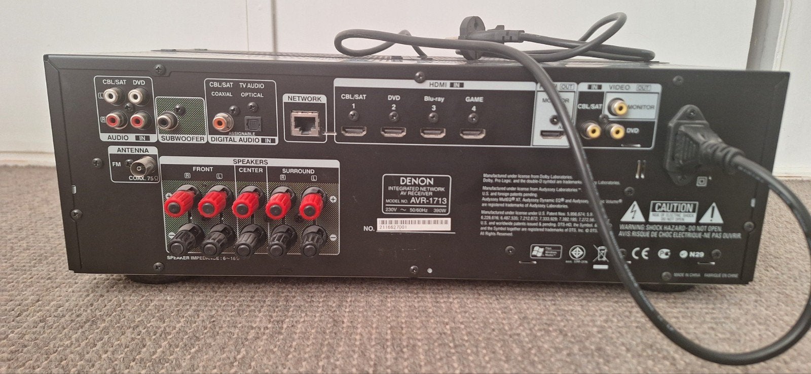 Denon, Ophalen, 120 watt of meer, Denon