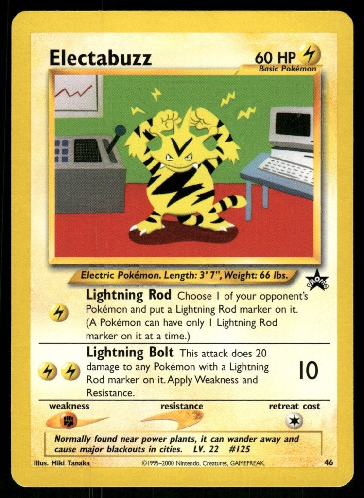 Electabuzz 46/53 - Wizards Black Star Promos (NM), Verzenden, Gebruikt