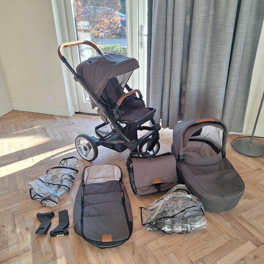 Mutsy Nio Kinderwagen Sea Green- zeer compleet, Gebruikt, Ophalen of Verzenden, Combiwagen, Mutsy