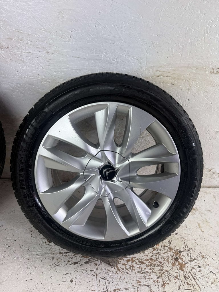 Originele Citroen DS5 C4 C5 velgen 17" 4x108 winterset 6mm, Niet ingevuld, Gebruikt, Banden en Velgen, Niet ingevuld