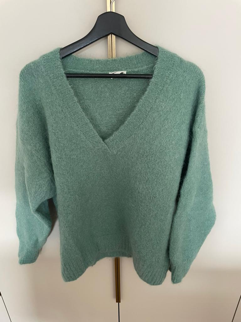 American Vintage trui, Kleding | Dames, Truien en Vesten, Ophalen of Verzenden, Zo goed als nieuw, Maat 36 (S), Groen