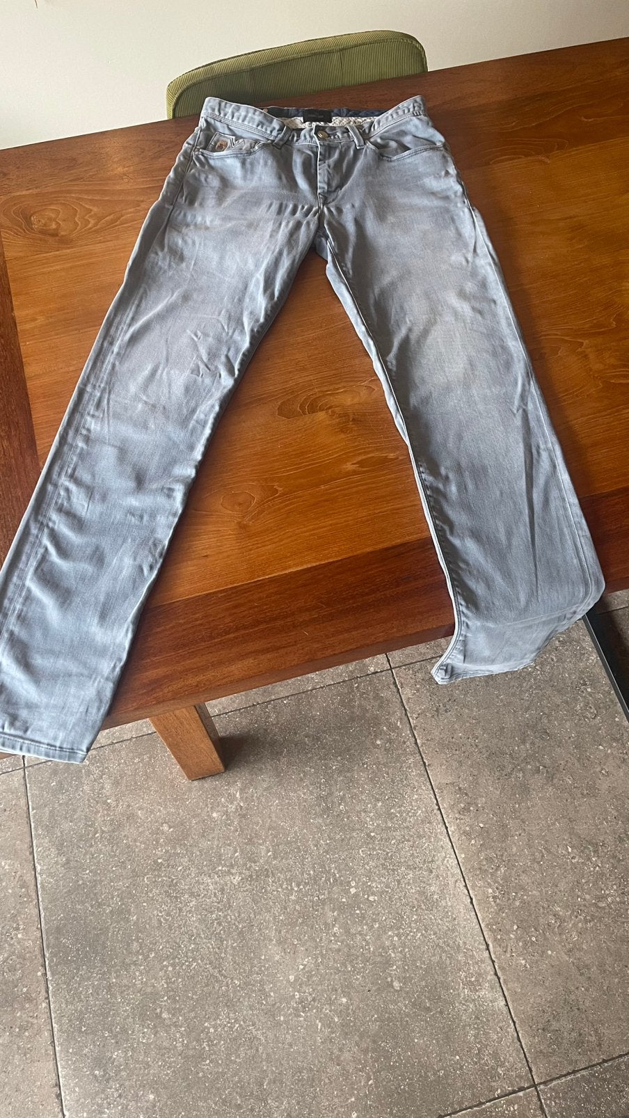 Vanguard V7 Rider Slim Straight Jeans W32/L36, Kleding | Heren, Spijkerbroeken en Jeans, Ophalen of Verzenden, Gedragen, Blauw