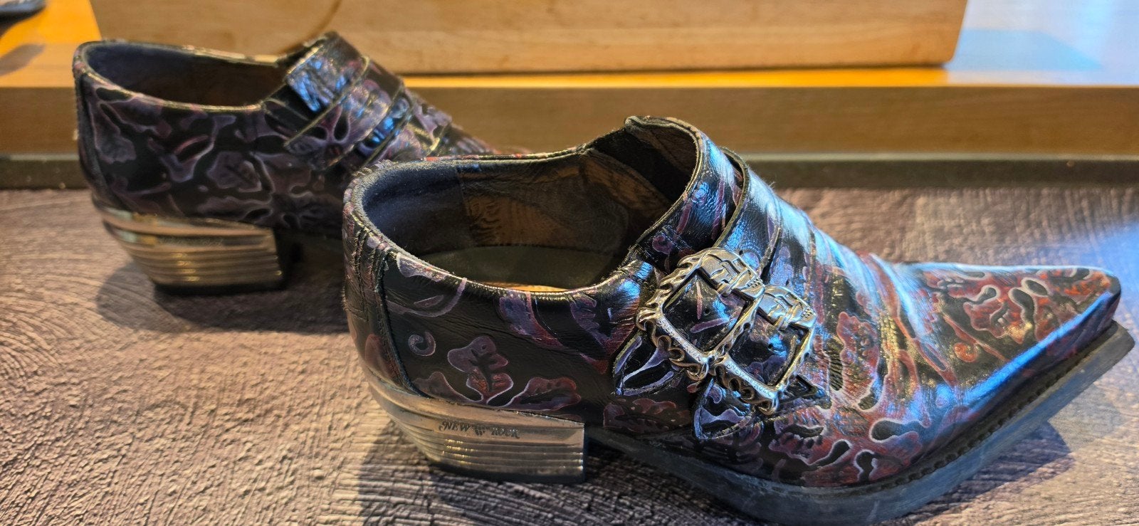 Zo goed als nieuwe New Rock boots - Maat 40, Kleding | Dames, New Rock, Zwart, Lage of Enkellaarzen, Ophalen of Verzenden