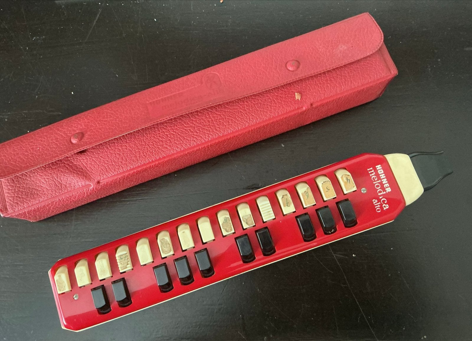 Hohner Melodica Soprana met tas - Gebruikt,, Verzenden, Gebruikt, Overige typen, Met koffer of doosje