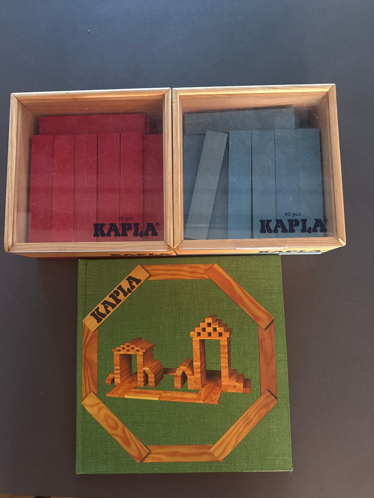 Kapla bouwset (2x 40 stuks) incl boek + gratis playland set!, Kinderen en Baby's, Speelgoed | Bouwstenen, Ophalen of Verzenden