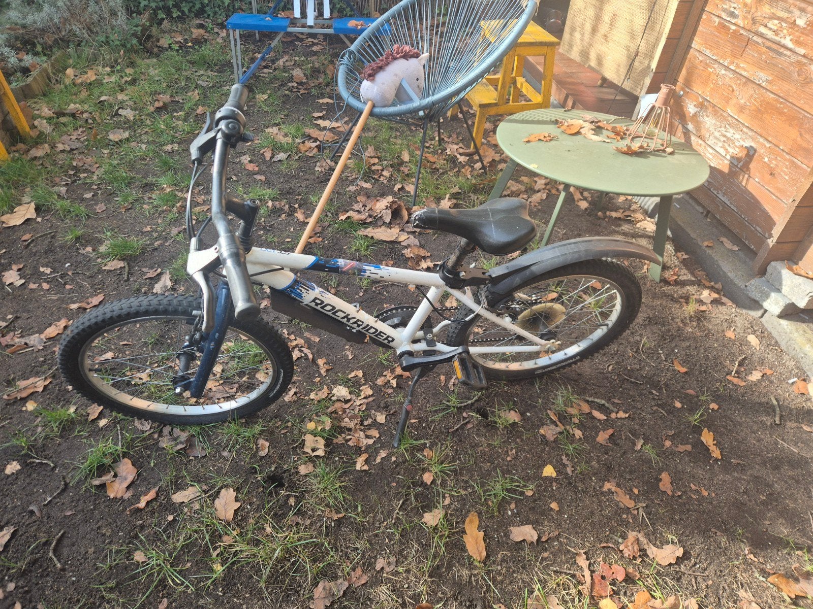 Decathlon Rockrider ST 120 kinderfiets 20 inch, Ophalen, 20 inch of meer, Gebruikt, Velgrem
