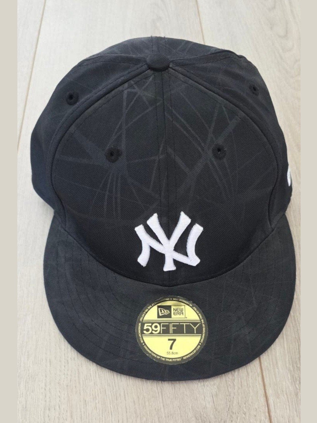 New Era 59FIFTY NY Yankees Pet - Zwart, Maat 7 (55.8cm), Ophalen of Verzenden, Zo goed als nieuw, New Era, Pet