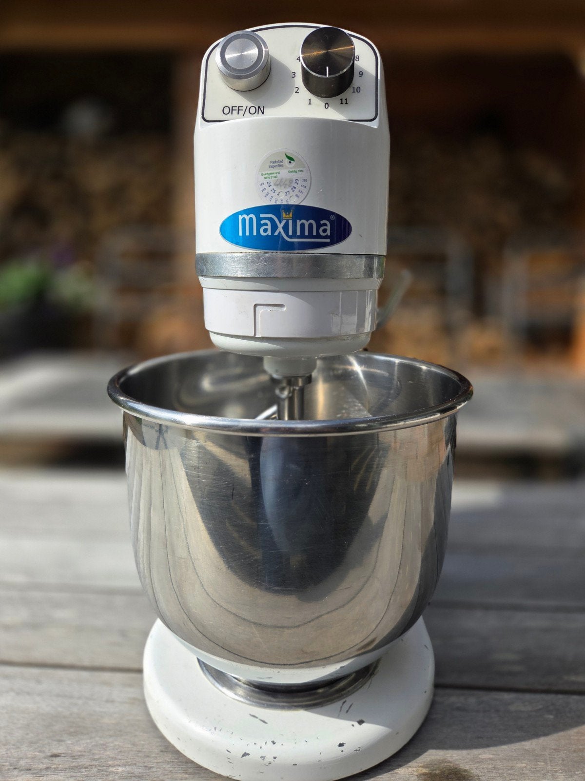 Maxima planeetmenger 7 liter, Witgoed en Apparatuur, Keukenmixers, 4 liter of meer, Ophalen of Verzenden, 3 snelheden of meer