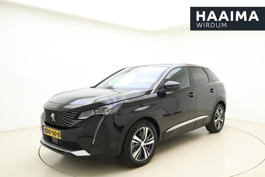Peugeot 3008 1.6 HYbrid 180 Allure Pack Business | Automaat, Auto's, Euro 6, 181 pk, Leder en Stof, Zwart