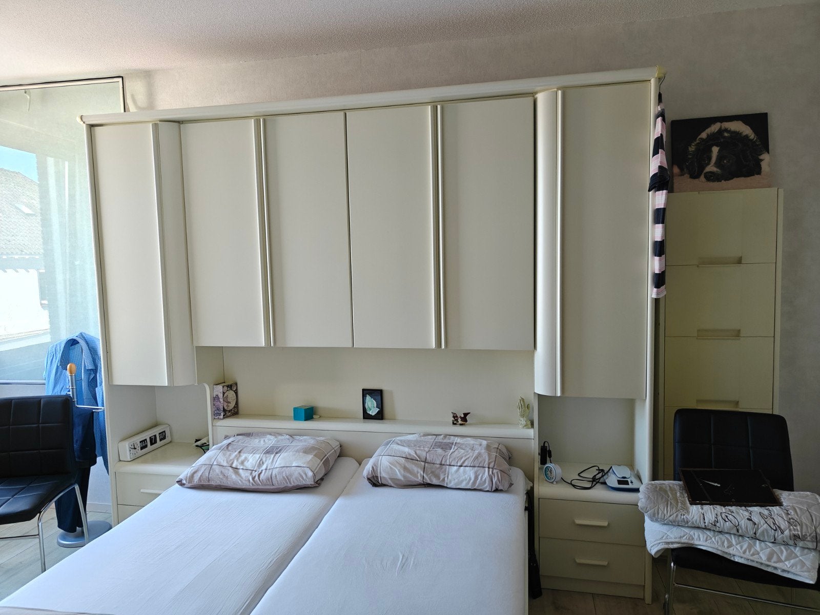 bed met ombouw, Huis en Inrichting, Ophalen, Zo goed als nieuw, Tweepersoons