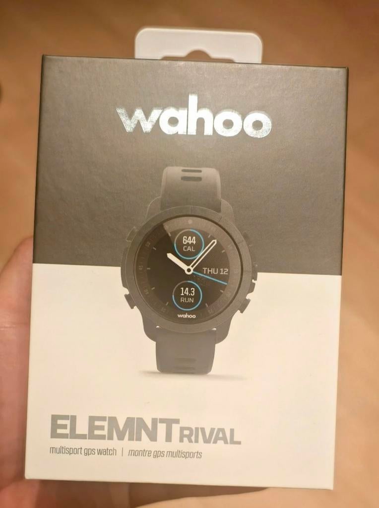 Wahoo ELEMNT RIVAL Multisport GPS Horloge - Nieuw, Wahoo, Zwart, Nieuw, Ophalen of Verzenden