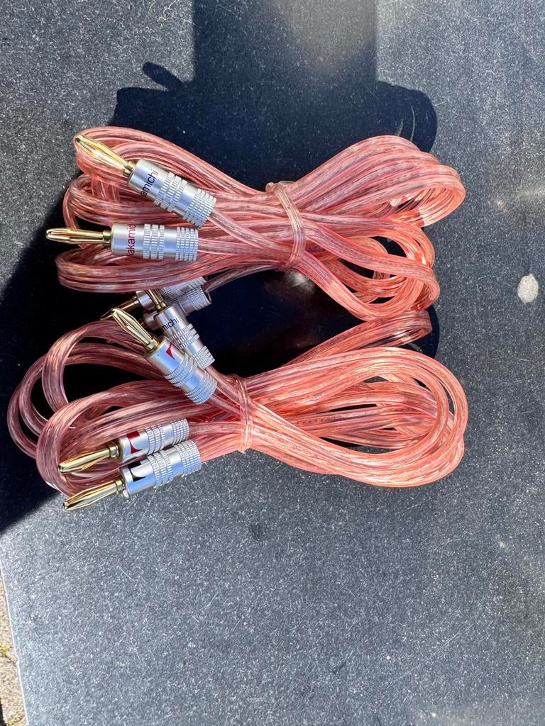 Procon High Quality Speakerkabel Nakamichi banaanstekkers., Ophalen, Nieuw, 2 tot 5 meter, Luidsprekerkabel