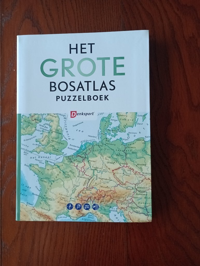 HET GROTE BOSATLAS PUZZELBOEK  NIEUW, Nieuw, Diverse auteurs, Ophalen of Verzenden, Overige onderwerpen