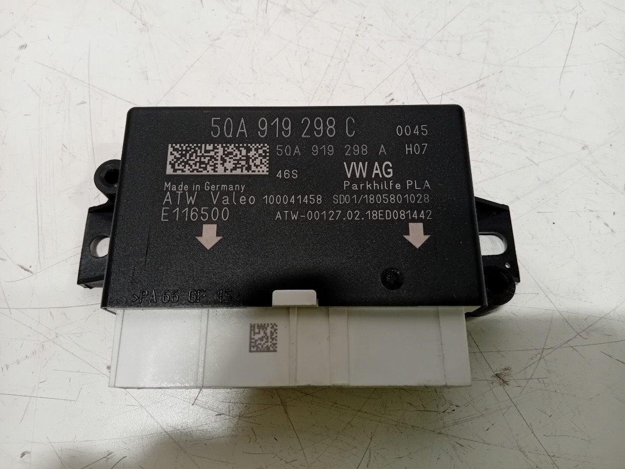 Computer park distance control Volkswagen Polo, Onderdelen@venauto.nl, Van der Ven Autorecycling B.V., Gebruikt, Ettenseweg 76, 4706 PB Roosendaal, The Netherlands