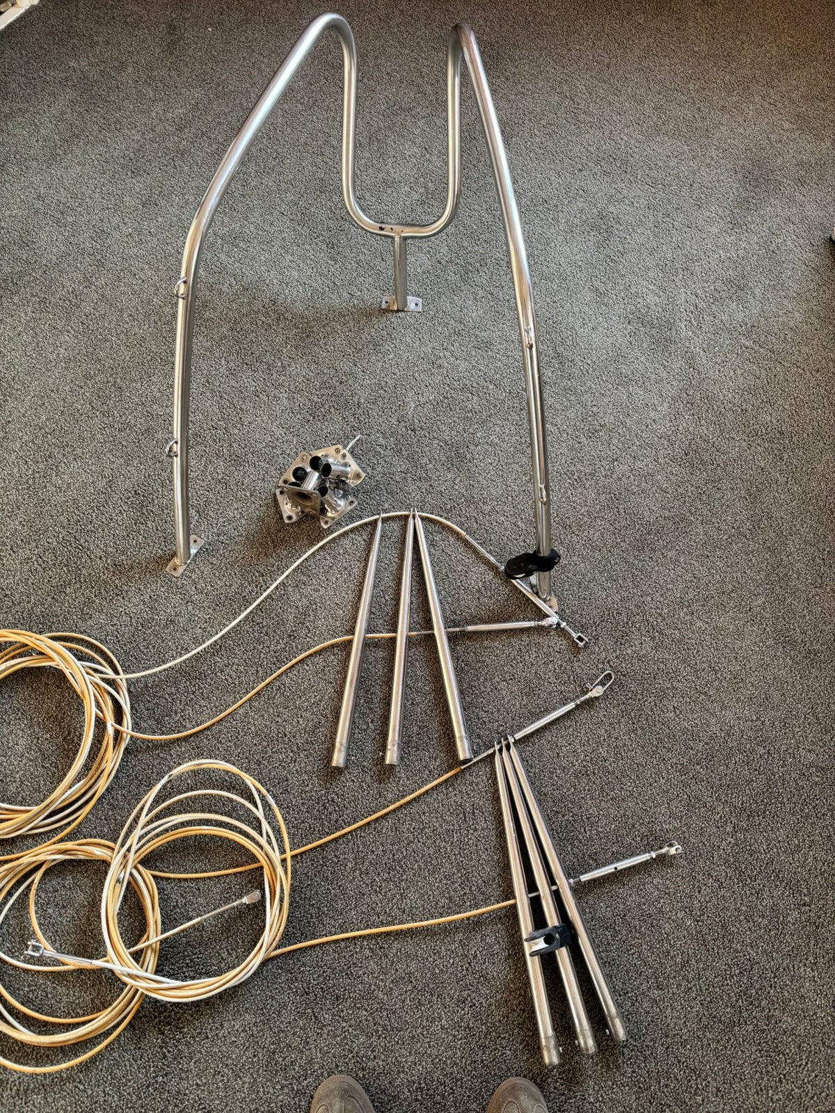 Complete railing + preekstoel marieholm if, Watersport en Boten, Ophalen, Gebruikt
