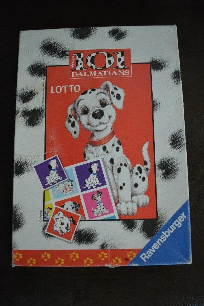 Disney 101 Dalmatiërs Lotto Ravensburger, Verzamelen, Ophalen of Verzenden, Overige figuren, Gebruikt, Overige typen