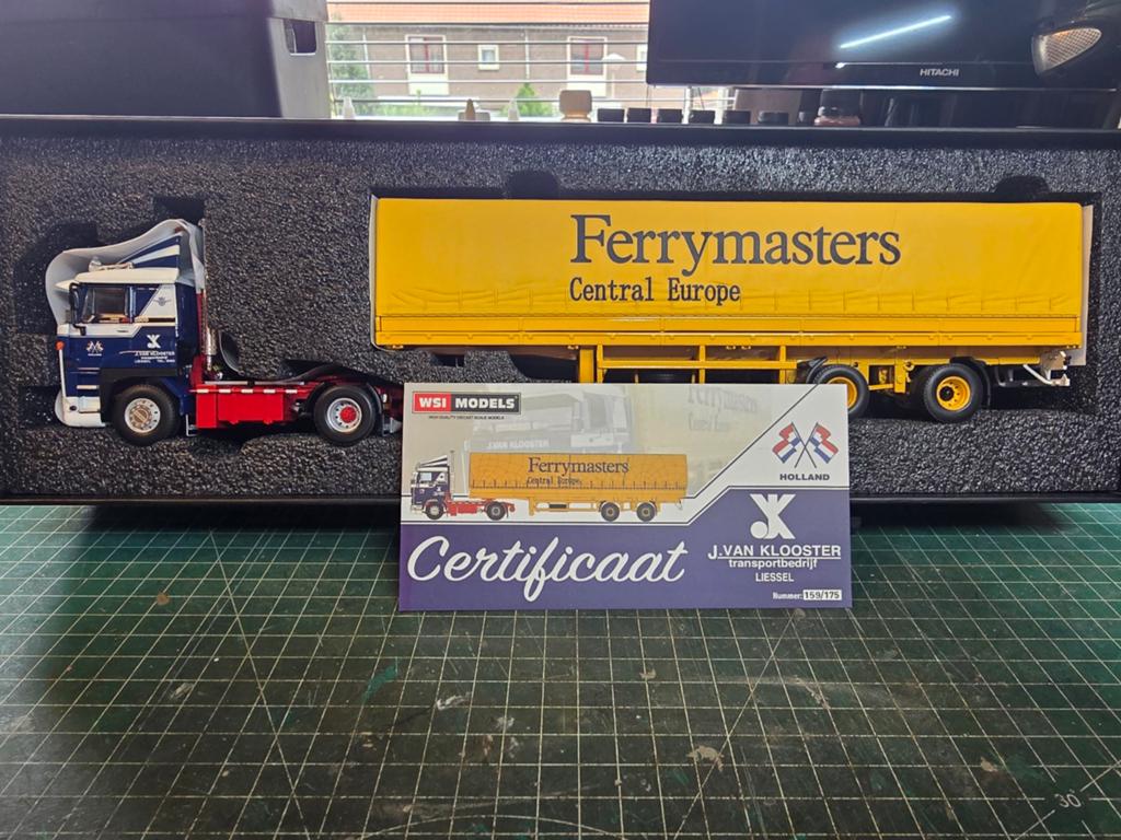 J van Klooster DAF., Hobby en Vrije tijd, Modelauto's | 1:50, Ophalen of Verzenden, Nieuw, Bus of Vrachtwagen, Wsi