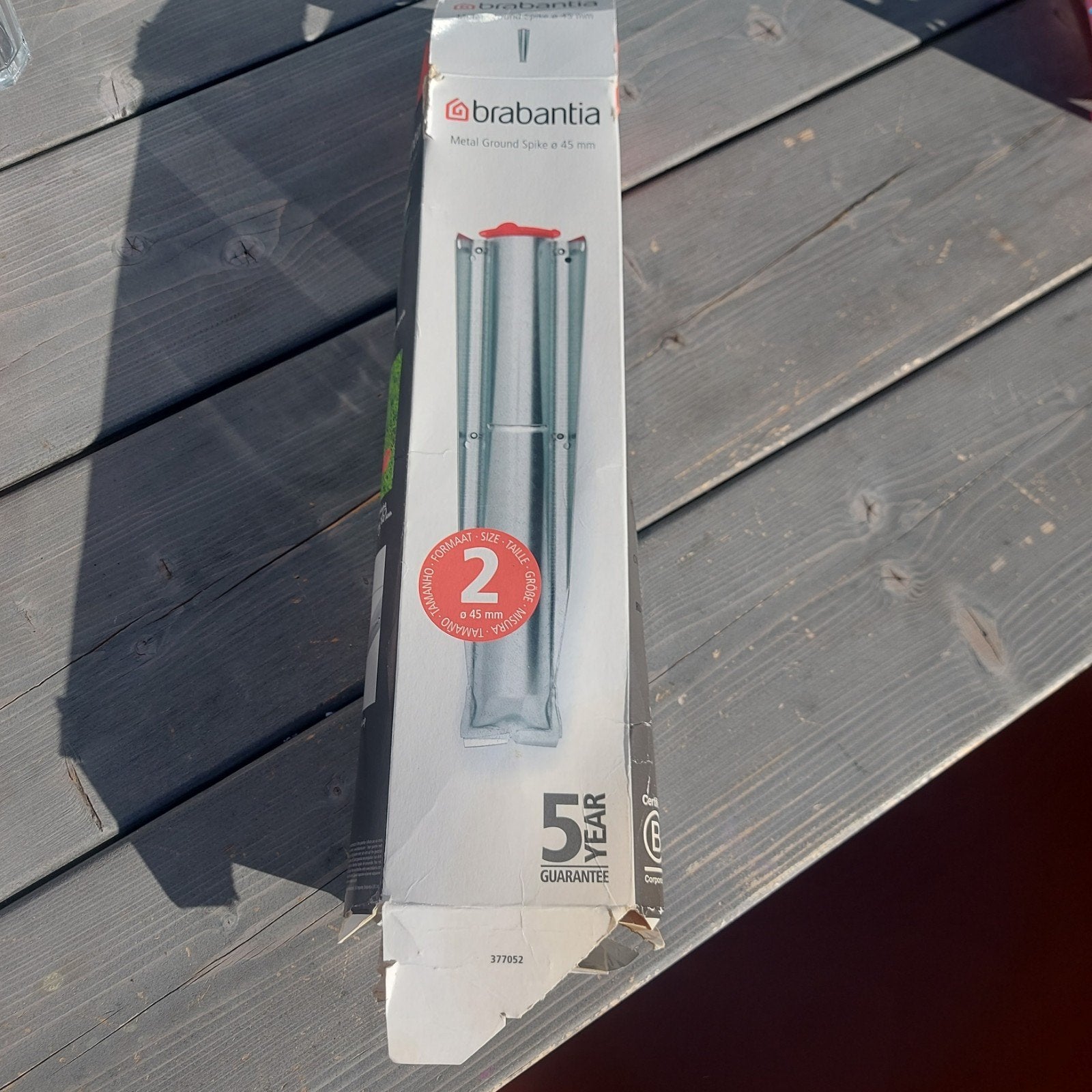 Brabantia Grondanker Metaal Gegalvaniseerd Ø45mm, Tuin en Terras, Ophalen, Nieuw