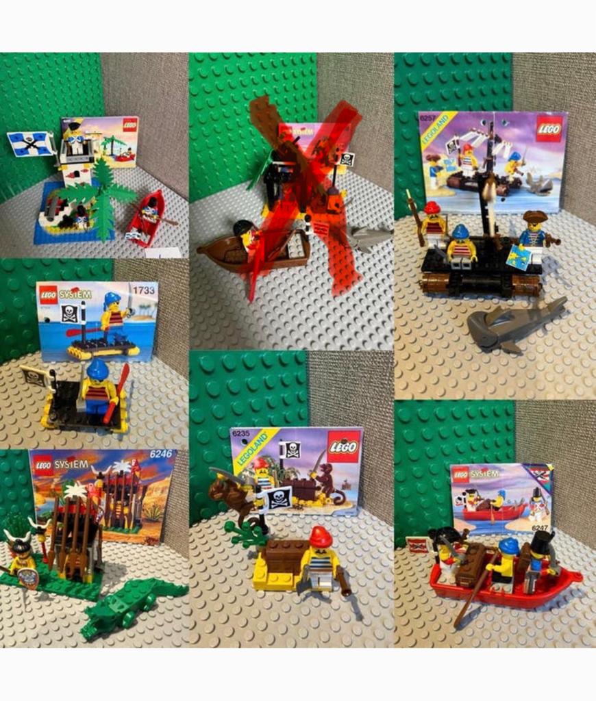 Lego Pirates Lot: 7 Complete Sets met Handleidingen, Kinderen en Baby's, Speelgoed | Duplo en Lego, Ophalen of Verzenden, Gebruikt
