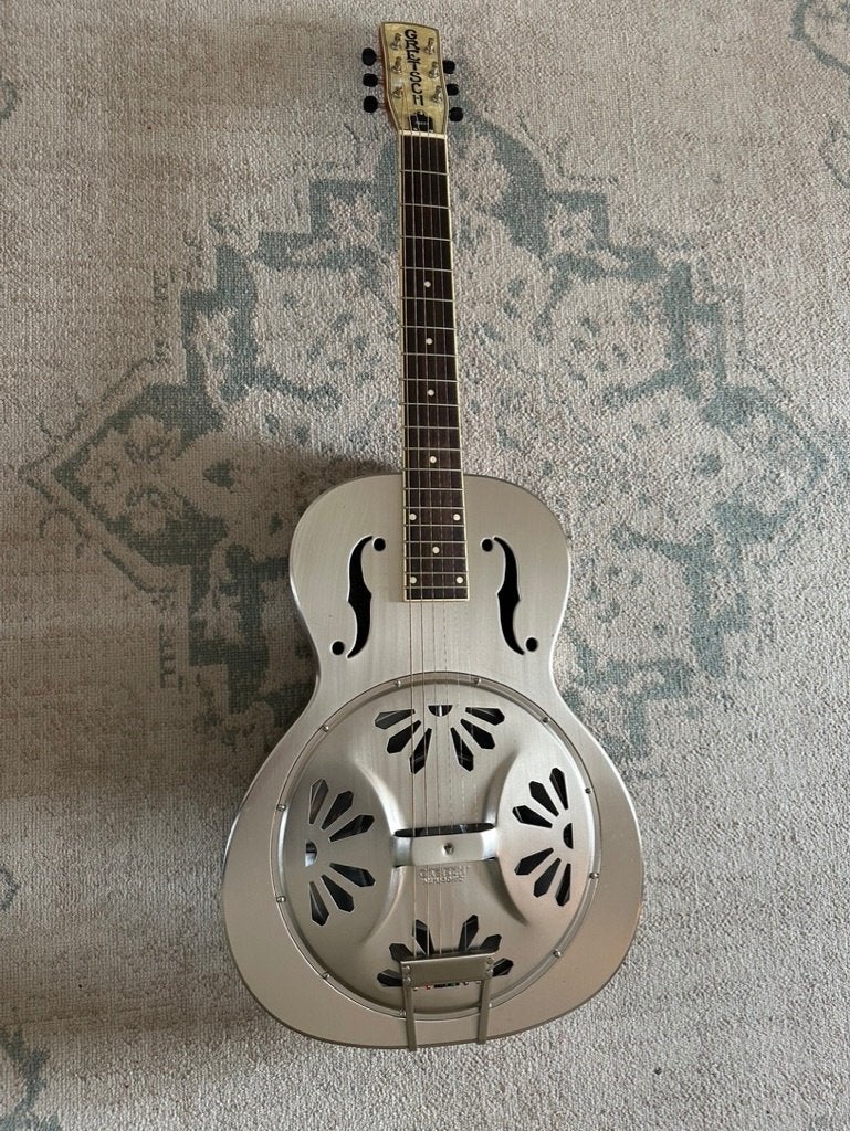 Gretsch Resonator G9221, Bobtail steel, Ophalen, Zo goed als nieuw, Hollow body, Overige merken