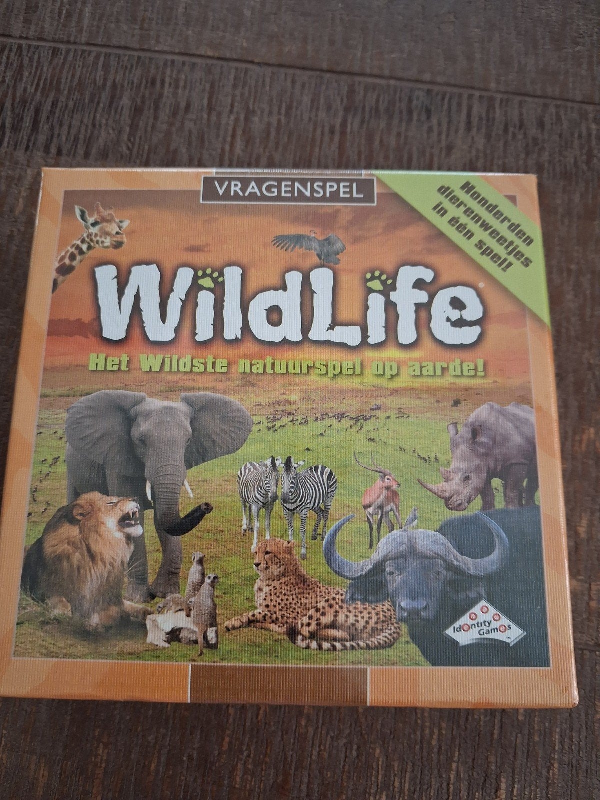WildLife vragenspel, Ophalen of Verzenden, Nieuw, Identity Games